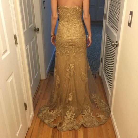 Camille La Vie size 2 evening gown bridesmaid dress EUC - Picture 5 of 6